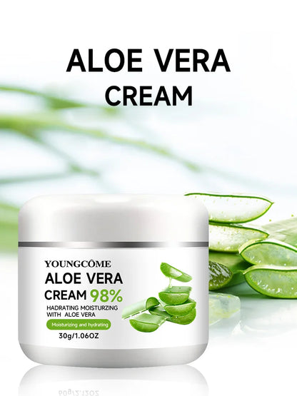 98% Aloe Vera Face Cream Moisturiser Facial Anti Aging Whitening Skin Care Repair Fade Fine Lines Wrinkle Remover Face Cream